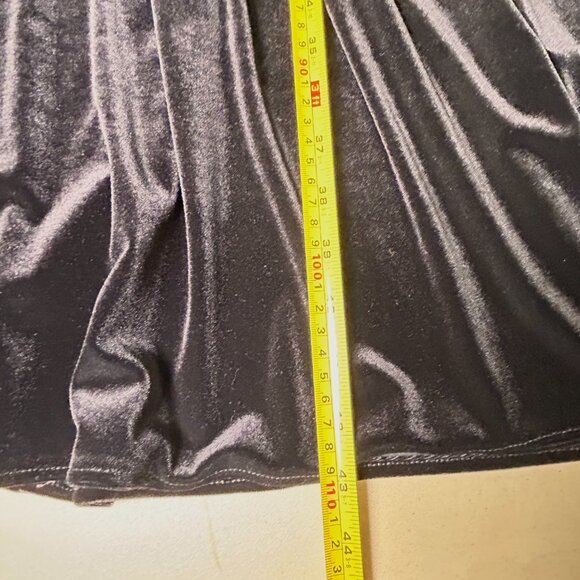 Scarlett Nite Woman Black Velvet Sleeveless Dress Size 18W - Picture 7 of 8